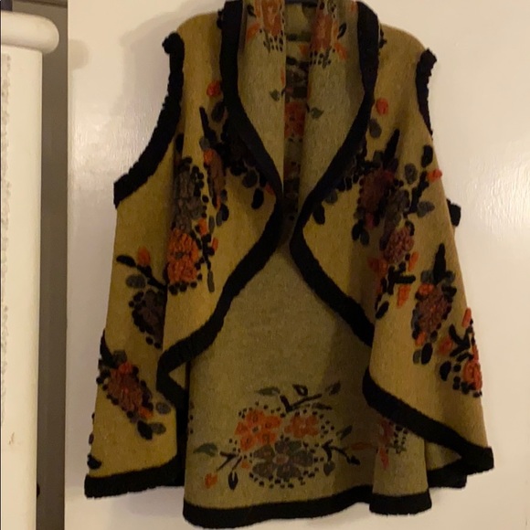 athena marie Jackets & Blazers - Unique embellished long vest. SZ L/XL